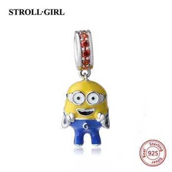 Authentic 925 Silver Cute Minions Beads with Colorful Enamel&zirconia Fit European Charms Bracelet Diy Jewelry Making for Gift
Authentic 925 Silver Cute Minions Beads with Colorful Enamel&zirconia Fit European Charms Bracelet Diy Jewelry Making for Gift