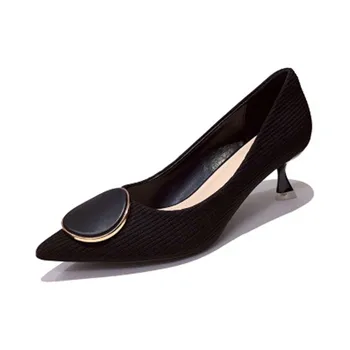 Cat high heels women new simple French girl high heels women stiletto pointed shoes women 
Cat high heels women new simple French girl high heels women stiletto pointed shoes women