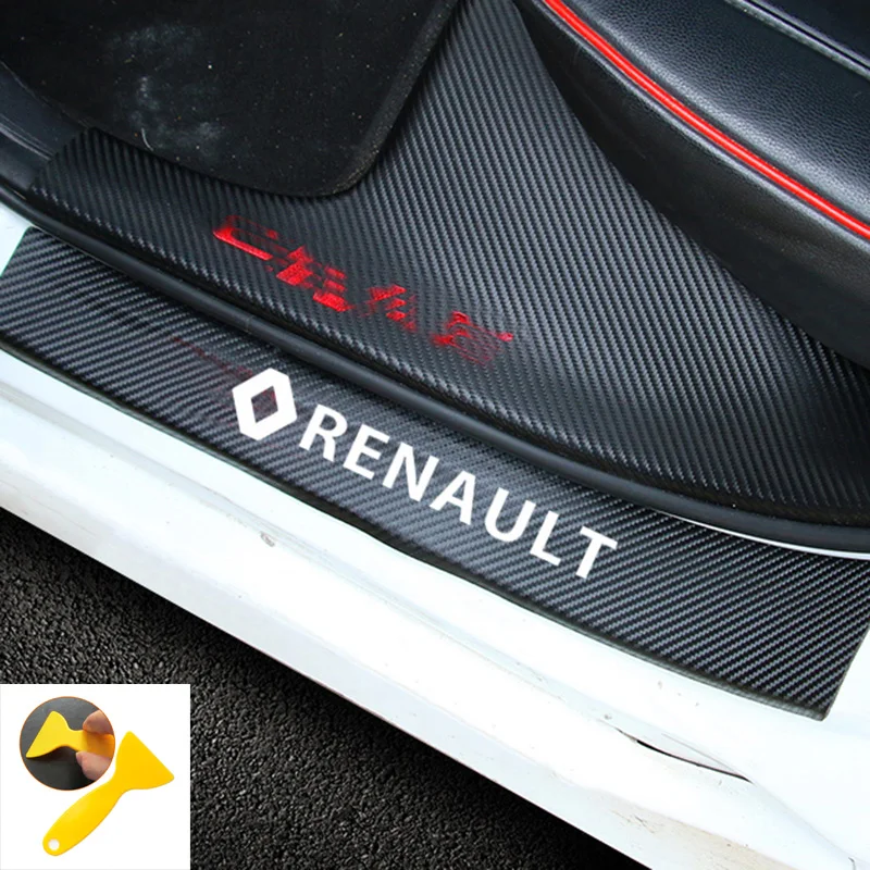 Car styling 4pcs 3D Carbon Fiber Car Door Sill Protector Anti-kick Sticker Decals for Renault duster megane 2 logan renault
Car styling 4pcs 3D Carbon Fiber Car Door Sill Protector Anti-kick Sticker Decals for Renault duster megane 2 logan renault