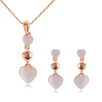 Viennois Opal Jewelry Set Rose Gold Plated Heart Necklace and Earrings Jewelry Set For Women Fashion Jewelry
Viennois Opal Jewelry Set Rose Gold Plated Heart Necklace and Earrings Jewelry Set For Women Fashion Jewelry