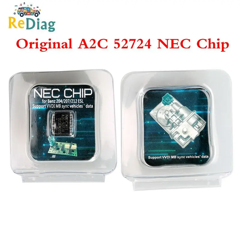 Original ESL ELV A2C-52724 NEC chip for Mercedes for Benz W204 W207 W211 For ESL ELV Support VVDI MB BGA Tool& CGDI MB
Original ESL ELV A2C-52724 NEC chip for Mercedes for Benz W204 W207 W211 For ESL ELV Support VVDI MB BGA Tool& CGDI MB
