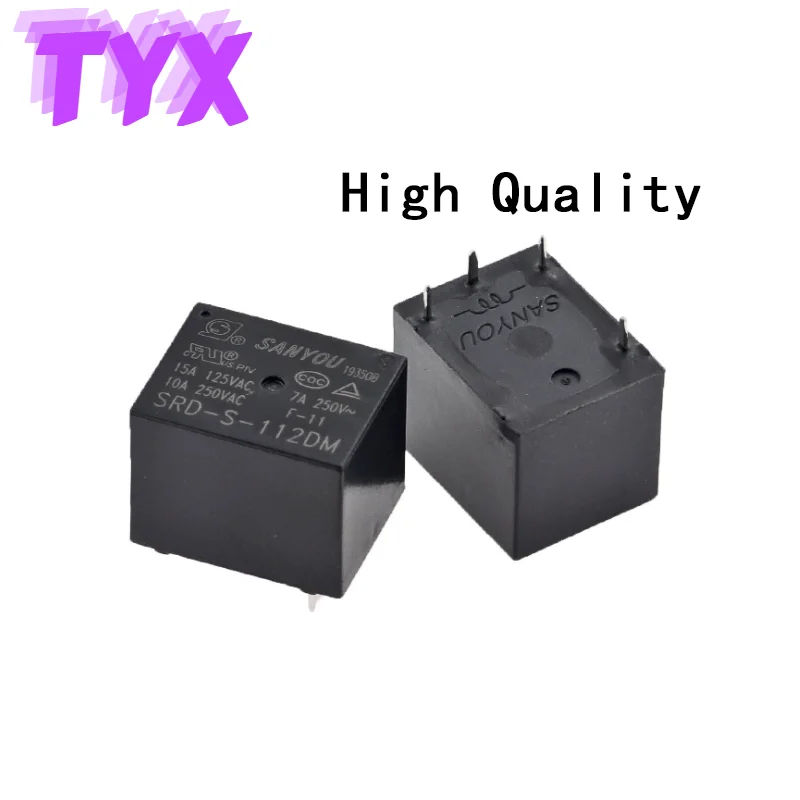 100% оригинальный новый SANYOU реле SRD S 105DM 112DM 124DM 4 контактный T73 10A 5VDC 12VDC 24VDC Мощность