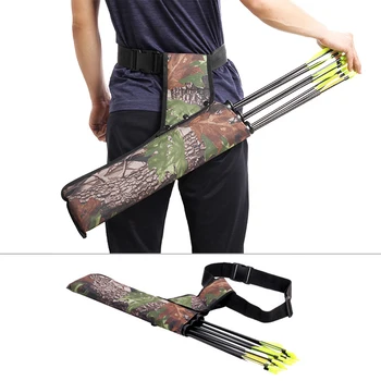 Three Tubes Arrow Quiver Storage Portable Arrow Holder with Back Waist Strap Camouflage Arrow Quiver
Three Tubes Arrow Quiver Storage Portable Arrow Holder with Back Waist Strap Camouflage Arrow Quiver