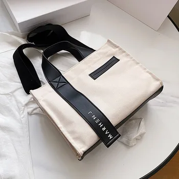 Canvas women's bag ins large capacity female shoulder literary simple student Korean version of the Messenger shoulder bag 
Canvas women's bag ins large capacity female shoulder literary simple student Korean version of the Messenger shoulder bag