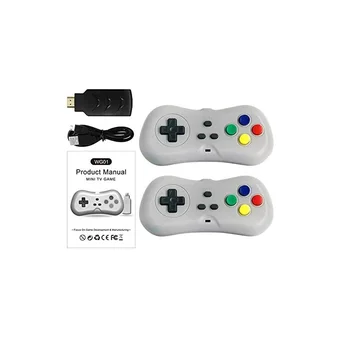 WG01 Wireless Super Mini Built-in 638 Games TV Video Console 2.4G With Double Gamepad Mini Handheld Player For
WG01 Wireless Super Mini Built-in 638 Games TV Video Console 2.4G With Double Gamepad Mini Handheld Player For