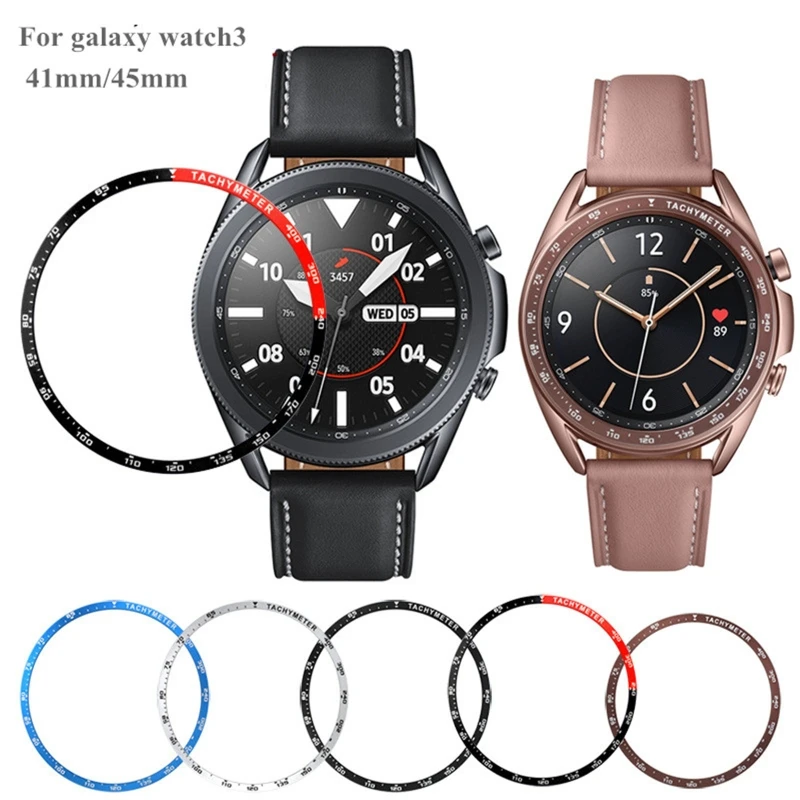 Steel Bezel Ring Metal Cover for Samsung-Galaxy Watch 3 45mm 41mm strap Adhesive case Smart Watch Galaxy- Watch3 Accessories
Steel Bezel Ring Metal Cover for Samsung-Galaxy Watch 3 45mm 41mm strap Adhesive case Smart Watch Galaxy- Watch3 Accessories