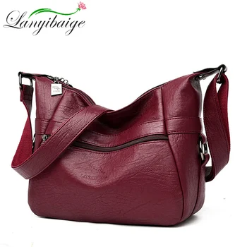 Hot Luxury Soft Leather Ladies Hand Bags Bolsa Fashion Zipper Crossbody Bags for Women Daily Travel Messenger Bags Sac A Main
Hot Luxury Soft Leather Ladies Hand Bags Bolsa Fashion Zipper Crossbody Bags for Women Daily Travel Messenger Bags Sac A Main