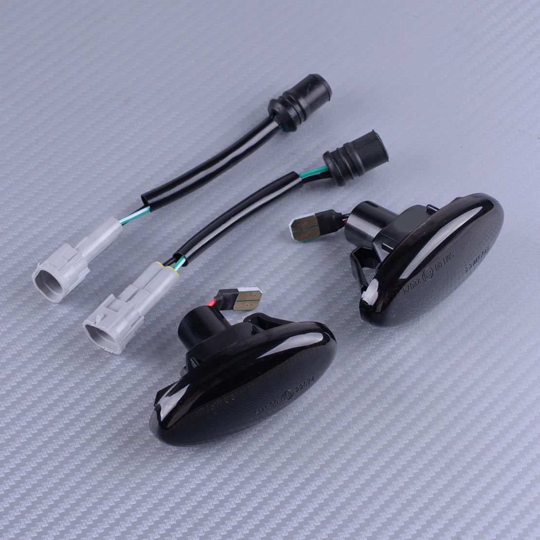 DWCX 2PCS Car Smoked Dynamic Flowing Sequential LED Side Marker Turn Signal Light GJ6A-51-120E Fit for Mazda 2 3 5 MPV
DWCX 2PCS Car Smoked Dynamic Flowing Sequential LED Side Marker Turn Signal Light GJ6A-51-120E Fit for Mazda 2 3 5 MPV