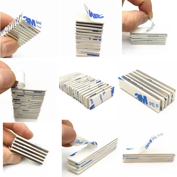 40x10x2 40x20x2 30x10x2 20x10x2 mm N52 Mini Super Strong Block Magnets with 3M Adhesive Rare Earth Neodymium Magnet 40 30 20 10
40x10x2 40x20x2 30x10x2 20x10x2 mm N52 Mini Super Strong Block Magnets with 3M Adhesive Rare Earth Neodymium Magnet 40 30 20 10