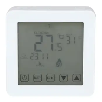 Room Temperature Controller Wall-mounted Programmable LCD Screen Digital Electric Heating Thermostat Room Temperature Controller
Room Temperature Controller Wall-mounted Programmable LCD Screen Digital Electric Heating Thermostat Room Temperature Controller