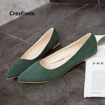 Cresfimix Zapatos De Mujer Women Cute Light Weight Slip on Flat Shoes Lady Casual Green Comfortable Spring Office Shoes C5539
Cresfimix Zapatos De Mujer Women Cute Light Weight Slip on Flat Shoes Lady Casual Green Comfortable Spring Office Shoes C5539