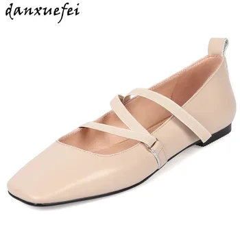 Women's genuine leather elastic slip-on ballet flats leisure soft comfortable round toe casual ballerinas top quality soft shoes 
Women's genuine leather elastic slip-on ballet flats leisure soft comfortable round toe casual ballerinas top quality soft shoes