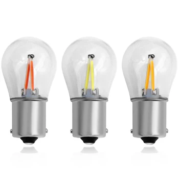 Newest P21W LED ba15s 1156 led filament chip car light S25 auto vehicle reverse turning bulb lamp DRL white 12v 24v Car Styling
Newest P21W LED ba15s 1156 led filament chip car light S25 auto vehicle reverse turning bulb lamp DRL white 12v 24v Car Styling