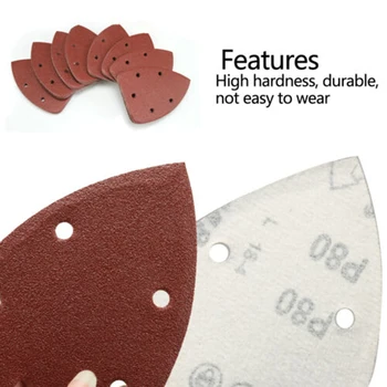 50pcs 5 Hole 40Grit Sanding Paper Sandpaper Hook Loop Sander Parts Grinding Tool
50pcs 5 Hole 40Grit Sanding Paper Sandpaper Hook Loop Sander Parts Grinding Tool
