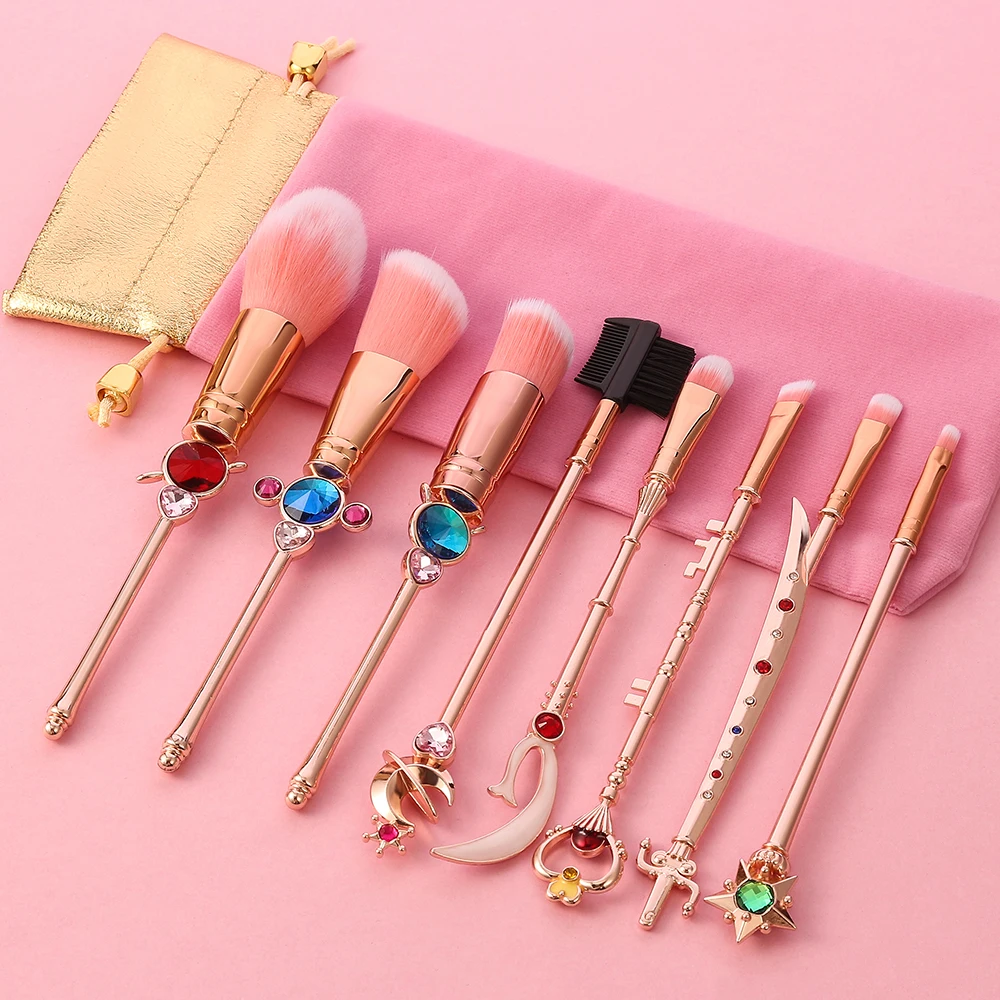 2020 Sailor Moon Series Cosmetic Brush Makeup Brushes Set Tools kit Eye shadow Blush Foundation Powder Soft Synthetic Hair
2020 Sailor Moon Series Cosmetic Brush Makeup Brushes Set Tools kit Eye shadow Blush Foundation Powder Soft Synthetic Hair