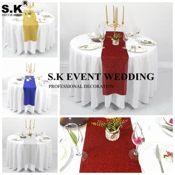 5pcs Lot Giltter Sequin Table Runner Fit Banquet Table Cloth For Wedding Event Dining Decoration 
5pcs Lot Giltter Sequin Table Runner Fit Banquet Table Cloth For Wedding Event Dining Decoration