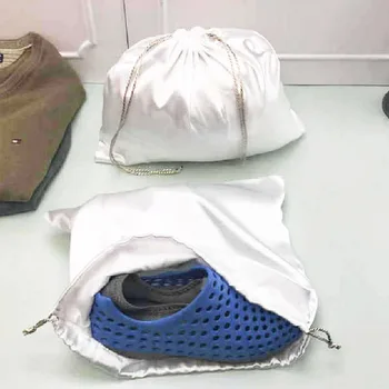 Silk Satin Drawstring Hair Bag Custom Logo Drawstring Bags Extension Makeup Jewelry Favors Packaging Bags string travel Bags
Silk Satin Drawstring Hair Bag Custom Logo Drawstring Bags Extension Makeup Jewelry Favors Packaging Bags string travel Bags