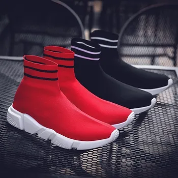 Summer High Top Men's Sock Sneakers Men Casual Shoes Breathable Men Shoes Non-slip Comfortable Footwear Trend zapatillas
Summer High Top Men's Sock Sneakers Men Casual Shoes Breathable Men Shoes Non-slip Comfortable Footwear Trend zapatillas