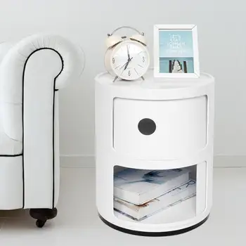 2 Layers Modern Bedside Table Bedroom Side End Stand Multi-functional Round Storage Unit
2 Layers Modern Bedside Table Bedroom Side End Stand Multi-functional Round Storage Unit