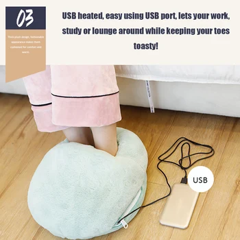 New Detachable Washable USB Electric Foot Warmers Imitation Rabbit Hair Heated Foot Warmers for Adults Men and Women
New Detachable Washable USB Electric Foot Warmers Imitation Rabbit Hair Heated Foot Warmers for Adults Men and Women