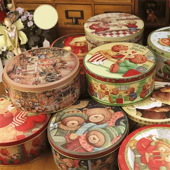 European Classic Cartoon Bear Round Iron Box Wedding Candy Box Cookie Snack Packing Boxes Tinplate Can Storage Case Organizer
European Classic Cartoon Bear Round Iron Box Wedding Candy Box Cookie Snack Packing Boxes Tinplate Can Storage Case Organizer