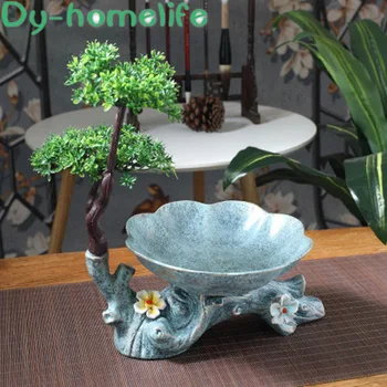 Chinese Rockery Garden Ceramic Resin Fruit Plate Home Decoration Storage Office Crafts Ornaments Dried Fruit Snack Plate
Chinese Rockery Garden Ceramic Resin Fruit Plate Home Decoration Storage Office Crafts Ornaments Dried Fruit Snack Plate