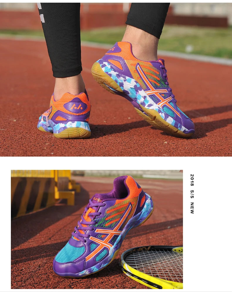 Description Picture 6 of itemLightweight Kid Sport Shoes Breathable Boys Girls Professional Badminton Shoes Gym Child Volleyball Tennis Fitness Sneakers