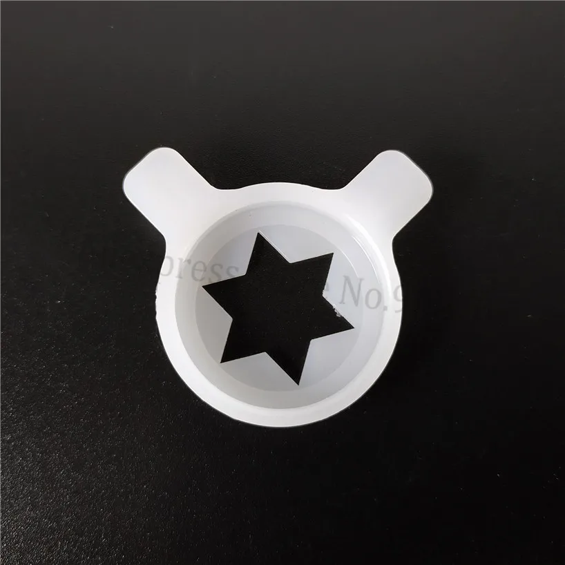 Soft Ice Cream Modeling Cap Hexagram Star Shaped Moulding Lid Spare Part of Maker Nozzle Accessory 29mm Inner Diameter | Бытовая