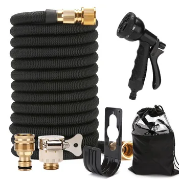 

25Ft-100Ft Extensible Watering Hose Garden Hose Expandable Magic Flexible Water Hose EU/US Version Hoses Pipe with Spray Gun