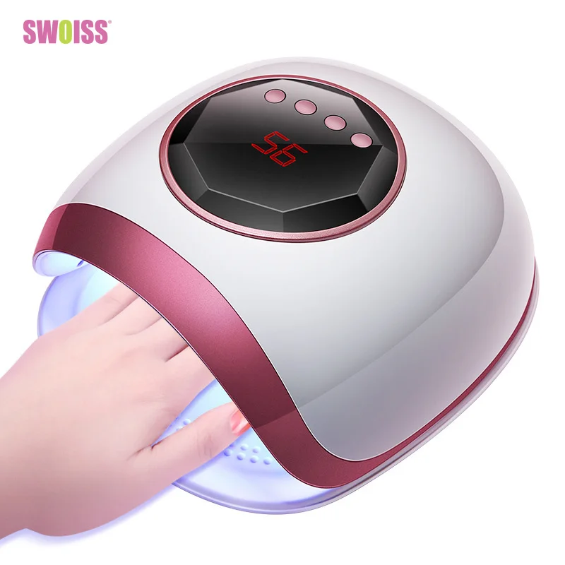 SWOISS Nail Lamp LED Phototherapy Machine Dryer Nail Polish Glue Baking Lamp For Nails 72W Smart Painless UV Quick Drying Gel
SWOISS Nail Lamp LED Phototherapy Machine Dryer Nail Polish Glue Baking Lamp For Nails 72W Smart Painless UV Quick Drying Gel