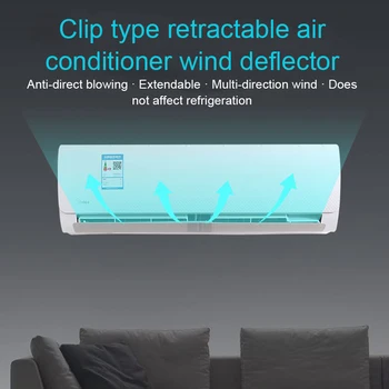 Adjustable Air Conditioner Deflector Confinement Air Deflector Outlet Air Wing Air Cooled Anti Blast Baffle Wind DirectionTP899
Adjustable Air Conditioner Deflector Confinement Air Deflector Outlet Air Wing Air Cooled Anti Blast Baffle Wind DirectionTP899