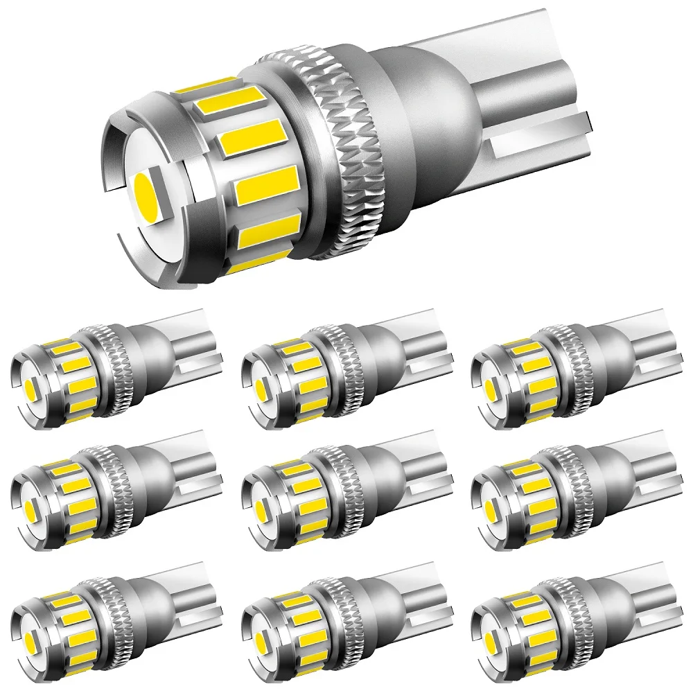 10Pcs W5W 4014 3030 SMD Car T10 LED 194 2825 Wedge Replacement Reverse Instrument Panel Lamp White Bulbs For VW Audi Benz Toyota
10Pcs W5W 4014 3030 SMD Car T10 LED 194 2825 Wedge Replacement Reverse Instrument Panel Lamp White Bulbs For VW Audi Benz Toyota