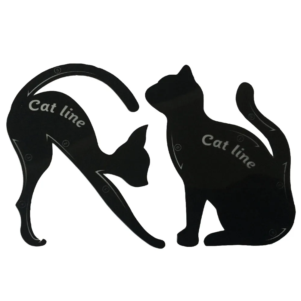 Eye Makeup 2pcs/set Cat Line Stencils Eyeliner Eyeshadow Plastic Template Kit Eyebrow Model Fuctional Design Cosmetic Tool
Eye Makeup 2pcs/set Cat Line Stencils Eyeliner Eyeshadow Plastic Template Kit Eyebrow Model Fuctional Design Cosmetic Tool