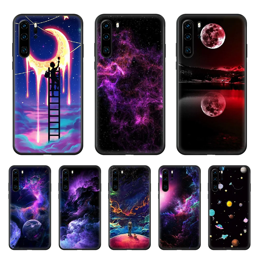 Starry sky-Clouds moon Phone case For Huawei P 30 10 20 40 Lite Smart Z Pro 2019 black prime art waterproof painting coque soft
Starry sky-Clouds moon Phone case For Huawei P 30 10 20 40 Lite Smart Z Pro 2019 black prime art waterproof painting coque soft
