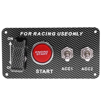 12V Switch Ignition Engine Panel LED Switching Start Push Button Racing Car Button 4 Gang Toggle Switch Panel
12V Switch Ignition Engine Panel LED Switching Start Push Button Racing Car Button 4 Gang Toggle Switch Panel