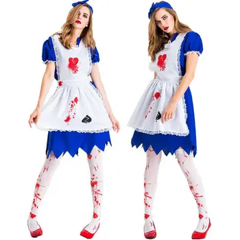 Halloween Horror Maid Costume Nurse Zombie Devil Costume Ghost Festival Zombie Costume Party Costume
Halloween Horror Maid Costume Nurse Zombie Devil Costume Ghost Festival Zombie Costume Party Costume