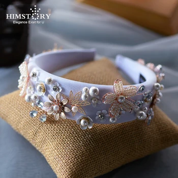 HIMSTORY Fashion Wedding Bride Hairband Handmade Beaded Flower Headband Headdress Studio Photo Hair Accessories Hairwear
HIMSTORY Fashion Wedding Bride Hairband Handmade Beaded Flower Headband Headdress Studio Photo Hair Accessories Hairwear