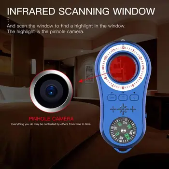 Durable Detector Delicate Design Multifunction Anti Camera Detector Infrared Mini Camera Finder Built-in Battery
Durable Detector Delicate Design Multifunction Anti Camera Detector Infrared Mini Camera Finder Built-in Battery