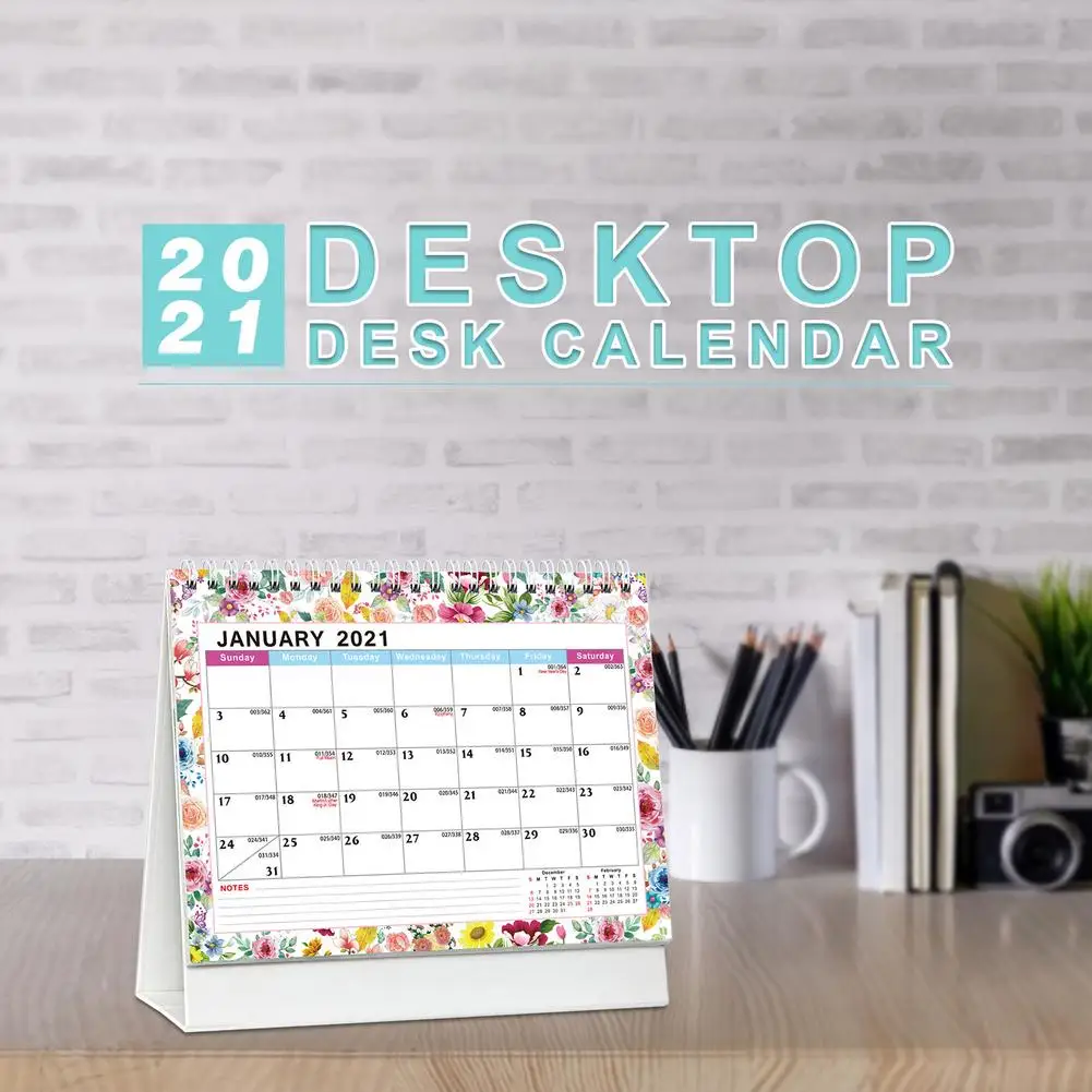 New 2021 Desk Calendars January to December Schedule Planner Desktop Annual Calendar Colorful Flower pattern Time Oraganizer
New 2021 Desk Calendars January to December Schedule Planner Desktop Annual Calendar Colorful Flower pattern Time Oraganizer