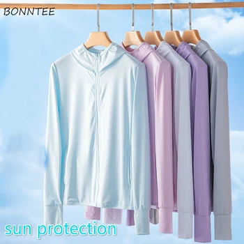 Jackets Women Summer New Breathable Soft Stretch All-match Fashion Lady Outwear Sun Protection Elegant Slim Solid Couple Coats
Jackets Women Summer New Breathable Soft Stretch All-match Fashion Lady Outwear Sun Protection Elegant Slim Solid Couple Coats