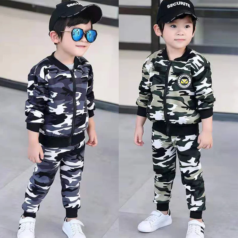 Little Boys Camouflage Suit 2021 Spring & Fall Children's Military Uniform Sportswear Clothes Baby Kids Sport Clothing Set B431
Little Boys Camouflage Suit 2021 Spring & Fall Children's Military Uniform Sportswear Clothes Baby Kids Sport Clothing Set B431