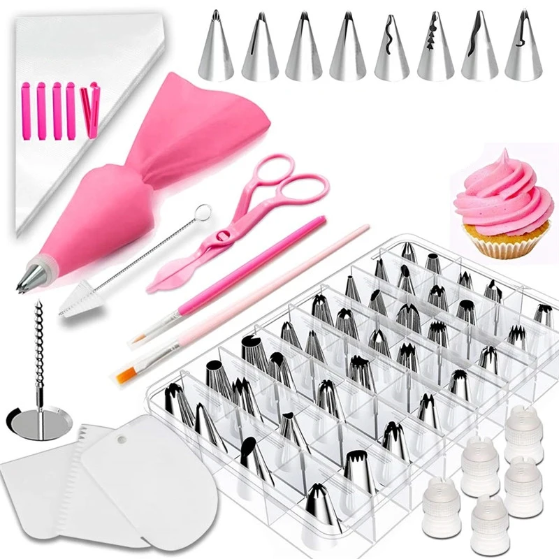 83Pcs Cake Decorating Tips Set With Box Diy Icing Piping Nozzles Set Kit Cupcake Cream Pastry Decoration Tips Baking Tool
83Pcs Cake Decorating Tips Set With Box Diy Icing Piping Nozzles Set Kit Cupcake Cream Pastry Decoration Tips Baking Tool