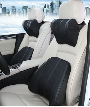 1 Set Car Pillows Lumbar Support and Neck Pillow 3D Mesh Fabric Soft Comfort Memory foam back pillow Travel Pillow Seat Cushion 
1 Set Car Pillows Lumbar Support and Neck Pillow 3D Mesh Fabric Soft Comfort Memory foam back pillow Travel Pillow Seat Cushion