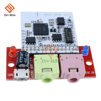 KRC-86B Bluetooth V4.0 sound amplifier board Stereo Audio Receiver Module Wireless Stereo Receiver Micro USB 3.5MM Speaker
KRC-86B Bluetooth V4.0 sound amplifier board Stereo Audio Receiver Module Wireless Stereo Receiver Micro USB 3.5MM Speaker