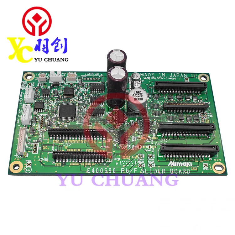 Original JV33 Slider Board Carriage Board for Mimaki JV33 Series Inkjet Printer P/N: E400590
Original JV33 Slider Board Carriage Board for Mimaki JV33 Series Inkjet Printer P/N: E400590