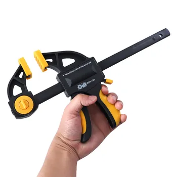 DIY One-handed Adjustable Gadget Mini Woodworking Tool Bar Clamp Carpentry Spreader Work Accessories Quick-grip Home F Clip Hard
DIY One-handed Adjustable Gadget Mini Woodworking Tool Bar Clamp Carpentry Spreader Work Accessories Quick-grip Home F Clip Hard