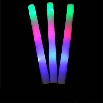 10Pcs Colorful Light Up Foam Stick LED Concert Party Decorative Glowing Wands 
10Pcs Colorful Light Up Foam Stick LED Concert Party Decorative Glowing Wands
