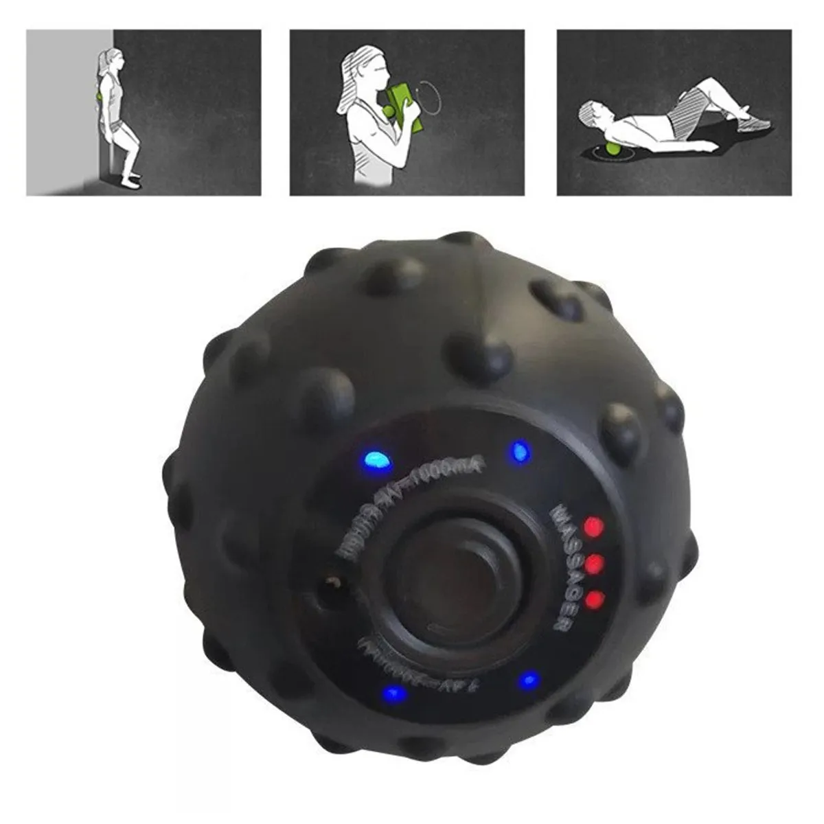 12W Electric Roller Ball 4 Speed High Intensity Vibrating Massage Ball Senoeory Muscle Vibration Massager Yoga Fitness Equipment
12W Electric Roller Ball 4 Speed High Intensity Vibrating Massage Ball Senoeory Muscle Vibration Massager Yoga Fitness Equipment