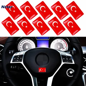 Nstar 10pcs/set 18mm Turkey National Flag Sticker Auto Center Console Bumper Fuel Tank Cap Badge Decoration For Egea Linea 051
Nstar 10pcs/set 18mm Turkey National Flag Sticker Auto Center Console Bumper Fuel Tank Cap Badge Decoration For Egea Linea 051