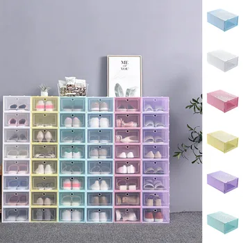 1PC Foldable Clear Shoes Storage Box Plastic Stackable Shoe Organizer Shoe Organizer Stackable Stacking Space Saving Master #L5
1PC Foldable Clear Shoes Storage Box Plastic Stackable Shoe Organizer Shoe Organizer Stackable Stacking Space Saving Master #L5